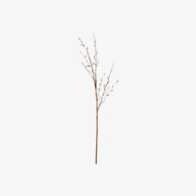 OKA Faux Pussy Willow Branch - Grey
