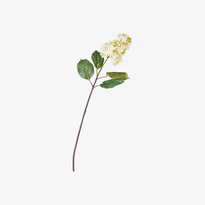 OKA Faux Paniculata Flower Stem - White