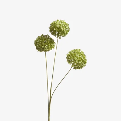 OKA OKA, Faux Single Buddleia Stem - Green, Faux Flower Stem