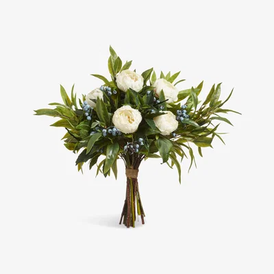 OKA Peony & Berry Bunch - White