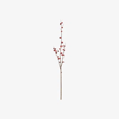 OKA Faux Hawthorn Berry Stem - Red
