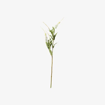 OKA Faux Salvia Stem - White