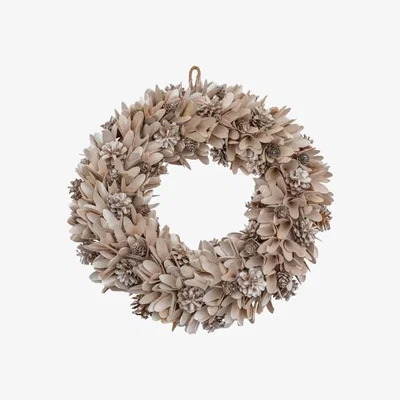 Olivia's Gallery Interiors Blush Cone & Floral Wreath