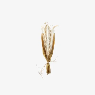 Olivia's Gallery Interiors Clark Dried Grass Bouquet in Paper Wrap Natural