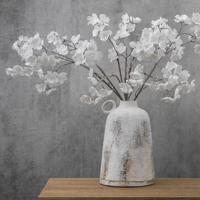 Olivia's Gallery Interiors Set of 3 Blossom Stems White/Brown
