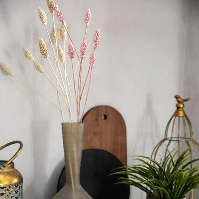 Olivia's Gallery Interiors Set of 6 Clemens Wheat Spray Faux Plant Blush