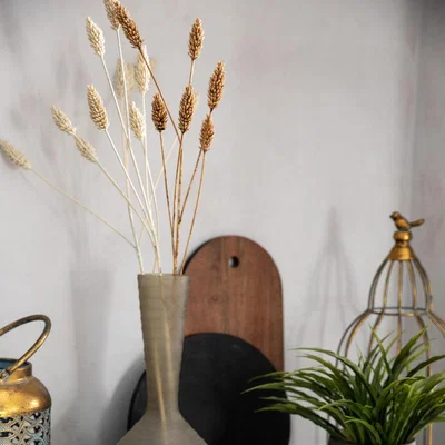 Olivia's Gallery Interiors Set of 6 Clemens Wheat Spray Faux Plant Brown