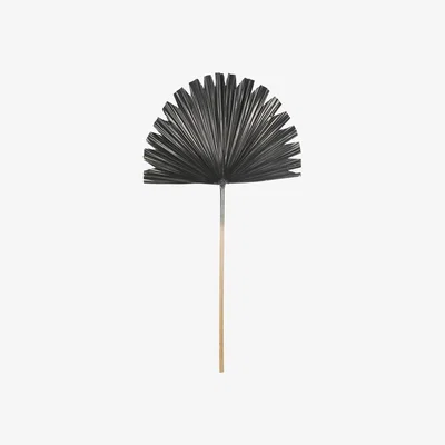 Olivia's Libra Midnight Mayfair Collection - Wide Fan Palm Leaf in Black