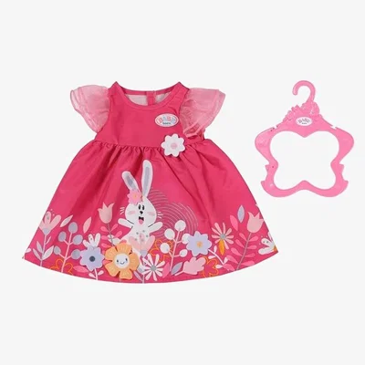 Downtown Baby Born Dress Flowers 43cm In Pink/Multi