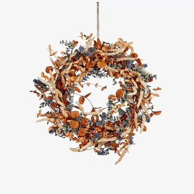 Downtown Smart Garden Celebration Whirl Wreath - 60cm In Brown