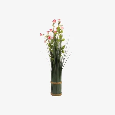 Downtown Smart Solar In-Lit Bouquet - Sweetheart Rose 70cm
