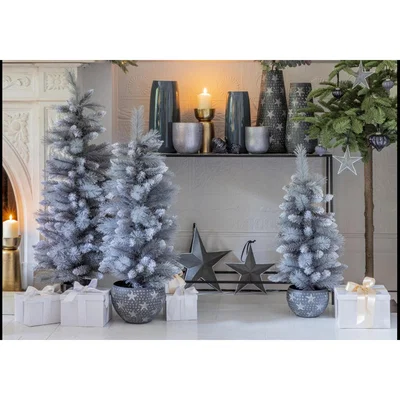 Perch and Parrow Devimy Sparkly Pine Tree, Large