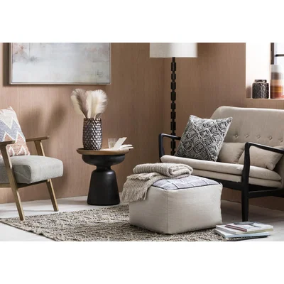 Perch and Parrow Lazni Ivory Pampas Grass Stem, Set of Three