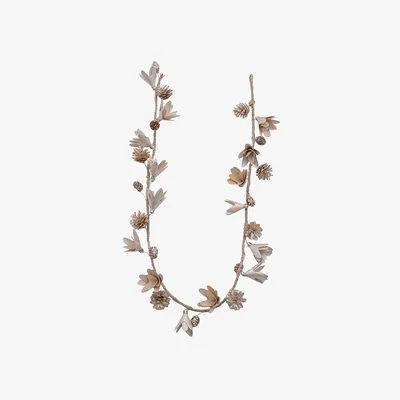 Perch and Parrow Rose Blush Cone and Floral Garland