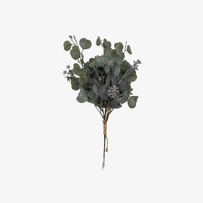 Perch and Parrow Seeded Eucalyptus Bundle Dusky Green - Pack of 3