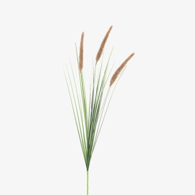 Perch and Parrow Faux Natural Grass with Seed Heads Stem, Set of 12