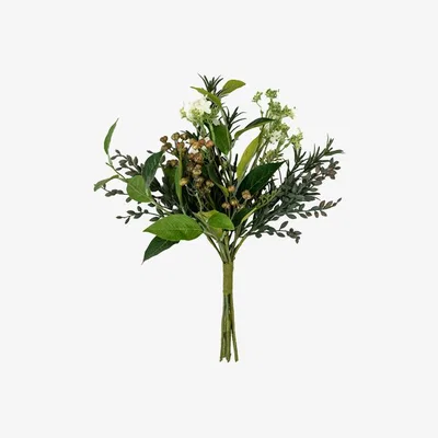Perch and Parrow Leafy Faux Floral Bouquet - Large