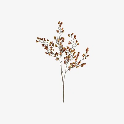 Perch and Parrow Winterberry Spray in Orange - Pack of 3