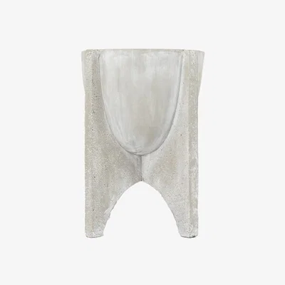Perch and Parrow Kipp Planter in Antique Stone - Large