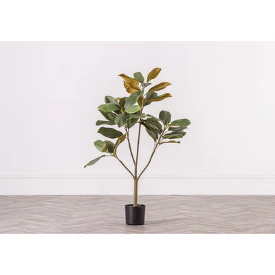 Perch and Parrow Faux Magnolia Tree