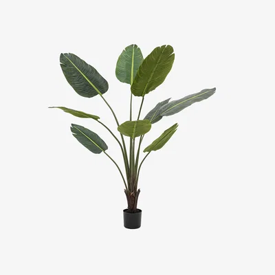 Perch and Parrow Faux Travellers Palm Tree, Large