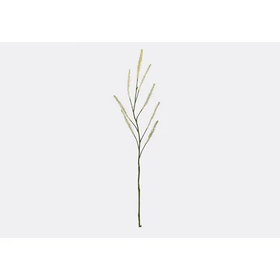 Perch and Parrow Lanzini White Cattail Spray, Set of Three