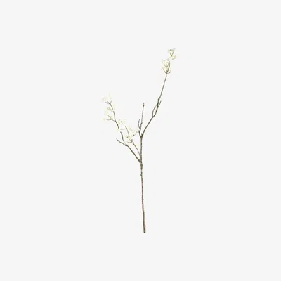 Perch and Parrow Winterberry Spray in White - Pack of 3