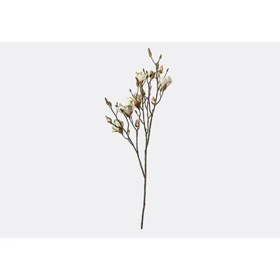 Perch and Parrow Lanzini Faux Magnolia Eleven Head Spray in Pink and White