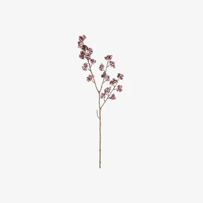 Perch and Parrow Mingled Twisted Mauve Berries with Moss - Pack of 3