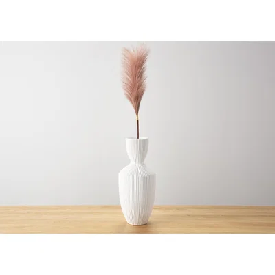 Perch and Parrow Lazni Mauve Pampas Feather Stem, Set of Five