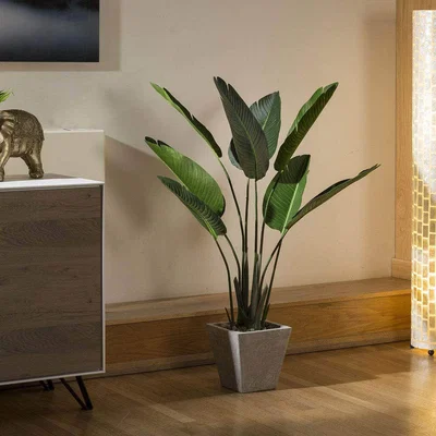Quatropi Quatropi Gorgeous Huge Artificial Palm Plant in Pot 1400mm Tall Sk201