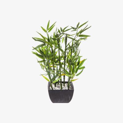 The Range Artificial Bamboo in Terracotta Pot - Green