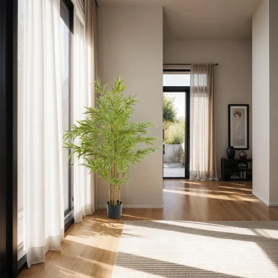 The Range Artificial Plant - Bamboo, Realistic Look, Low-Maintenance - Green / 150cm