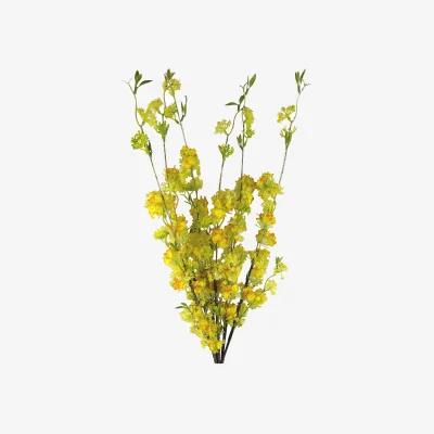 The Range Bunch of Artificial Blossom Spray Stems Flowers - Yellow Blossom Spray