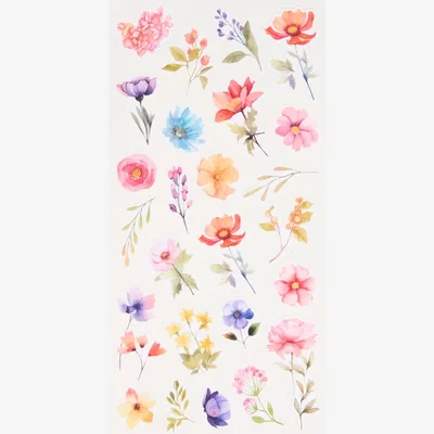 The Range Flower Stickers Sheet