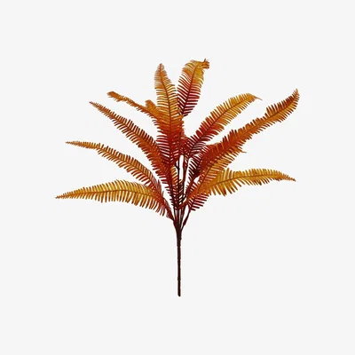 The Range Artificial Autumn Fern Bush Plant - Green