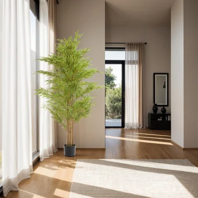 The Range Artificial Plant - Bamboo, Realistic Look, Low-Maintenance - Green / 180cm