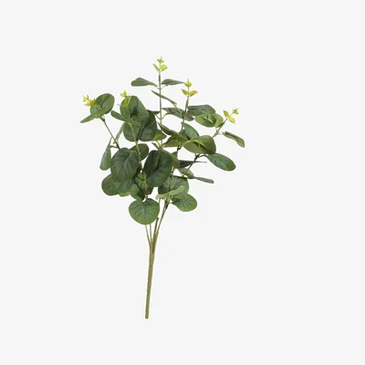 The Range Artificial Silk Eucalyptus Bush  - Green
