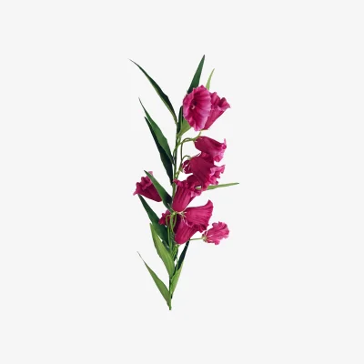 The Range Trumpet Artificial Flower Stem - Pink Trumpet Flower