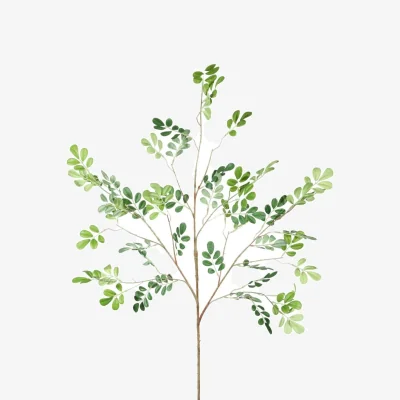 The Range KDMD Green Leaf Spray Artificial Flowers A - Green