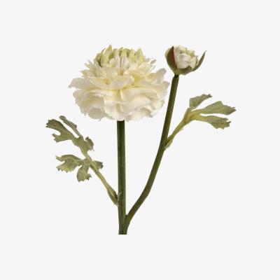 The Range Ranunculus Spray Artificial Flower - Green