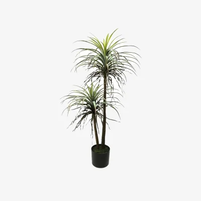 The Range Botanica Yucca in pot Green Artificial Flowers - Green
