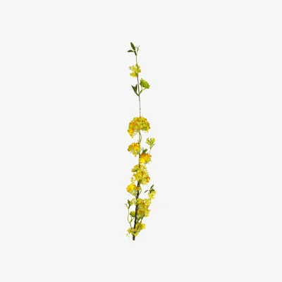 The Range Artificial Blossom Spray Stem Flowers - Yellow Blossom Spray