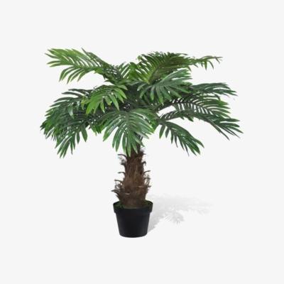 The Range Lifelike Artificial Cycus Palm Tree with Pot 80cm - Green