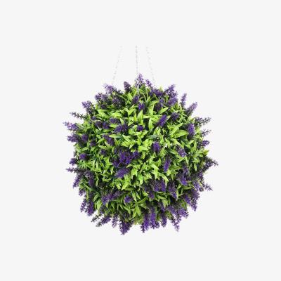 The Range Hanging Artificial Lavender Ball Decor - Green