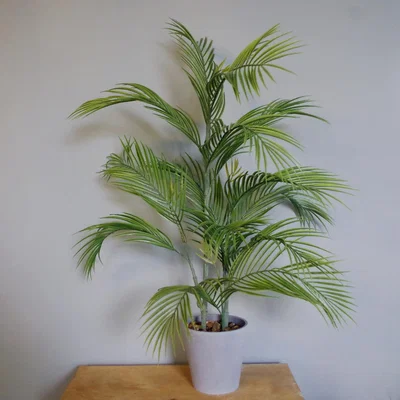 The Range Artificial Palm Tree Potted in Decorative Planter - Green