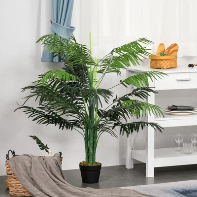 The Range 125cm 4FT Artificial Palm Plant - Green