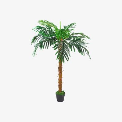 The Range Artificial Princess Palm Tree Natural Trunk - Green