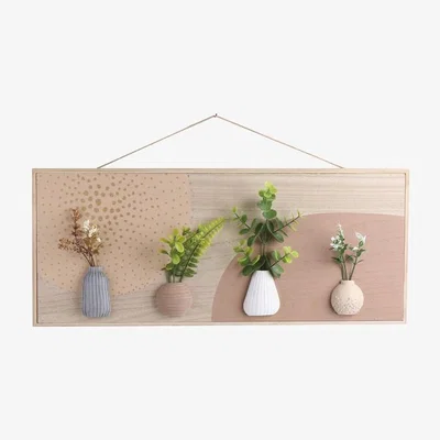 The Range Faux Plant Wood Effect Plaque