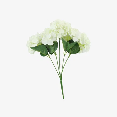 The Range Artificial Arundel Hydrangea Bush 32cm - Cream